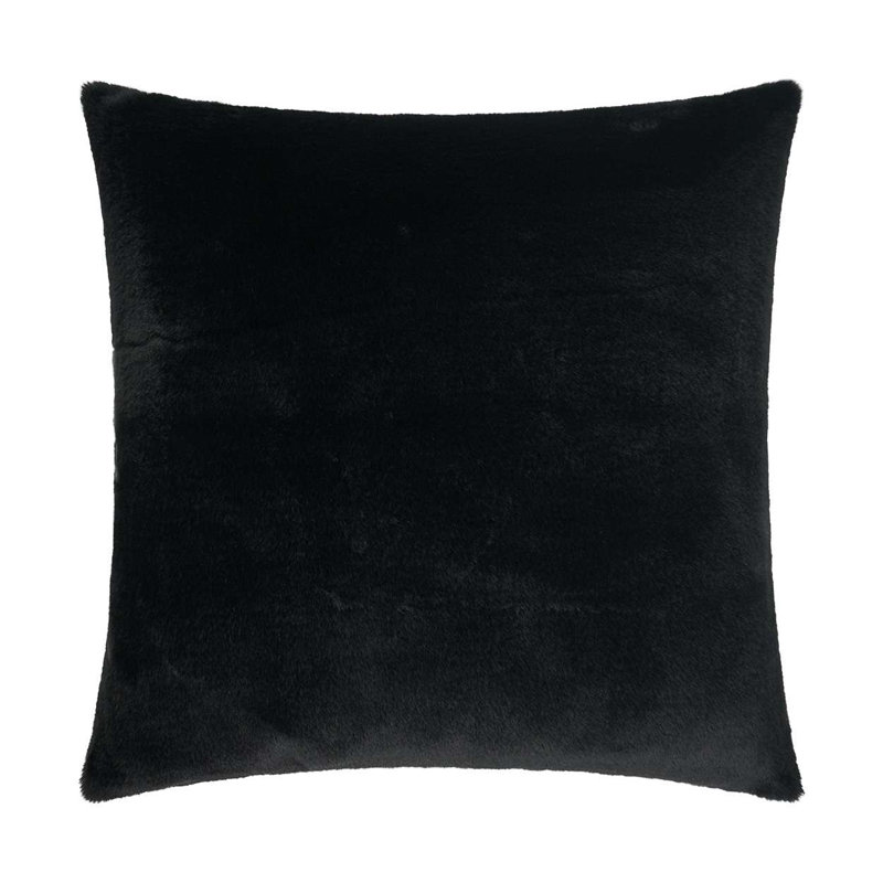 Arlo Pillow Cover & Insert, Square 22", Black