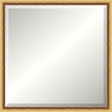 Distressed Gold Old World Mirror