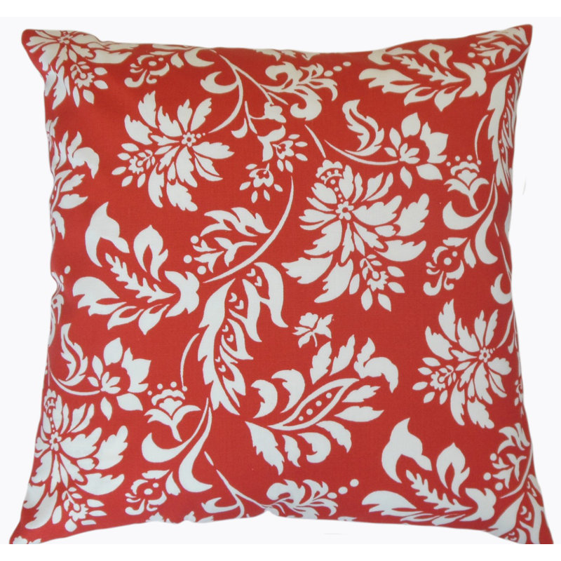 Coussin décoratif intérieur / extérieur Rozanne, Hauteur (18 po) x largeur (18 po)