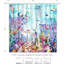 Ensemble de rideau de douche Blue Ocean Marine Life - Tissu de polyester épais et imperméable avec motif HD World Underwater