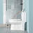 1.1/1.6 Dual Flush One Piece Ceramic Toilet, 12 - Inch Rough In, Soft Closing Seat, Siphon Jet, 800G Map, Long Term Use Smooth Surface