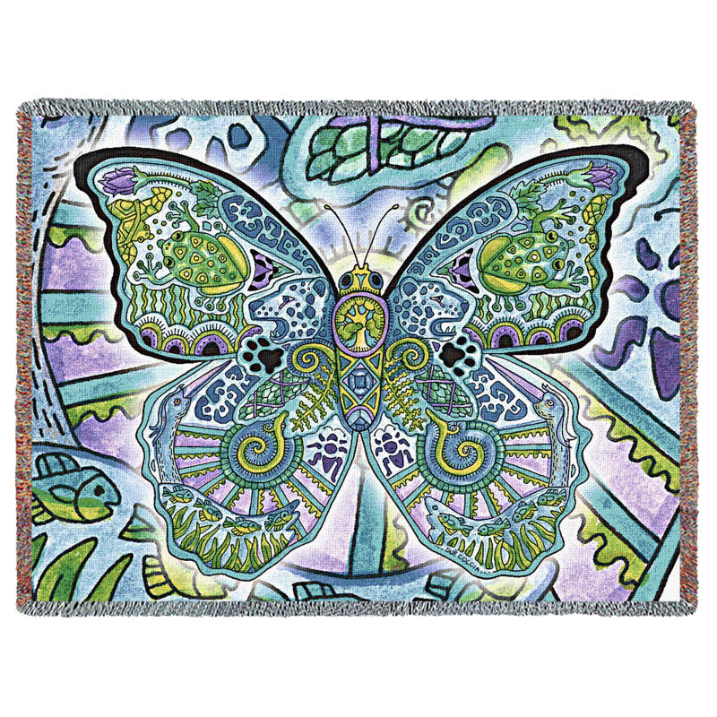 Couverture Pure Morpho Butterfly par Pure Country Weavers