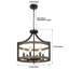 Lustre géométrique à 6 lumières Carrianna-1139124002