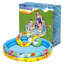 Plastic Round Kiddie Pool 20cm H x 122cm W x 122cm L