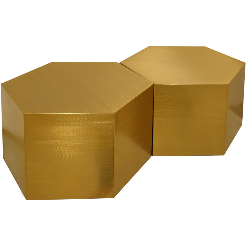 Elem Coffee Table, Gold