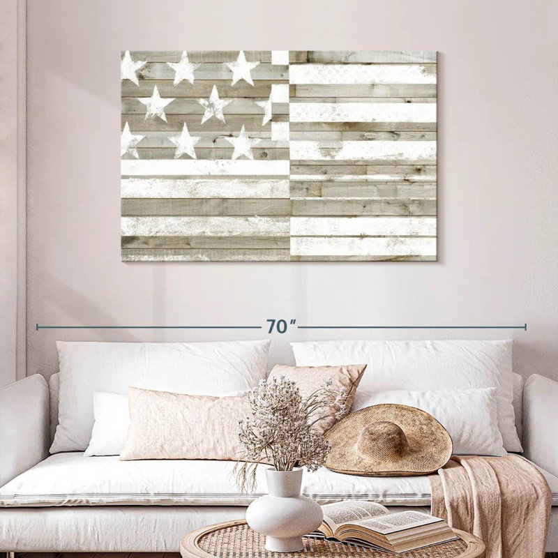 Drapeau Borges Rustic Americana