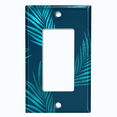 Patterned 1 - Gang Rocker Standard Wall Plate