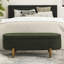 Banc de rangement ovale avec repose-pieds en bois d'hévéa, multifonctionnel et élégant pour la décoration intérieure-1404108921