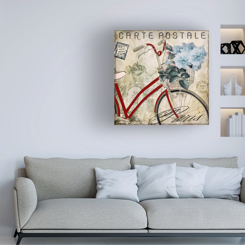 Art sur toile «Bachelor Sasha Postale Paris II», H 24 po x l 24 po