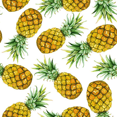 Pineapples - Wrapped Canvas Print