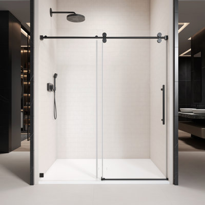 Porte de douche avec l 60,00 po x H 76,00 po