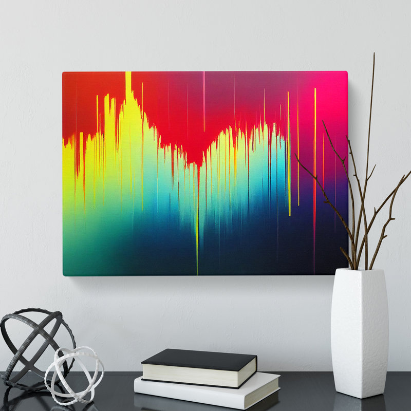 Modern Skyline Abstract Art Vol.1 - Wrapped Canvas Print, 35cm H x 50cm W x 3cm D
