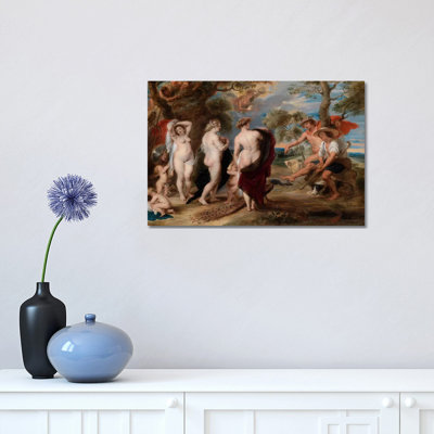 The Judgment of PAris by Peter Paul Rubens - Wrapped Canvas Photograph