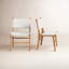 Chaise d'appoint en cuir véritable Markus-1595740652