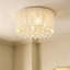 Plafonnier encastré en cristal 4 lumières Hassler