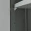 Armoire de salle de bain d'angle grise triangulaire avec tablette réglable-1440571191