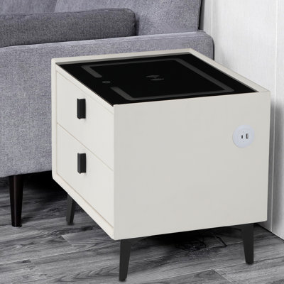 Darrious 45cm W Manufactured Wood Bedside Table