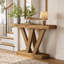 119.9Cm Solid Wood Console Table