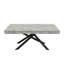 Extendable Metal Base Dining Table-1330830066