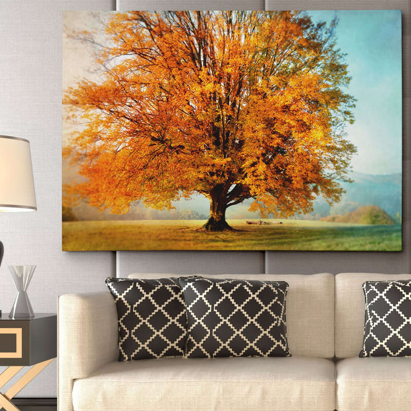 "Autumn's Passion" par Irene Weisz, reproduction de photo sur toile tendue, H 24 po x l 36 po x P 1,5 po