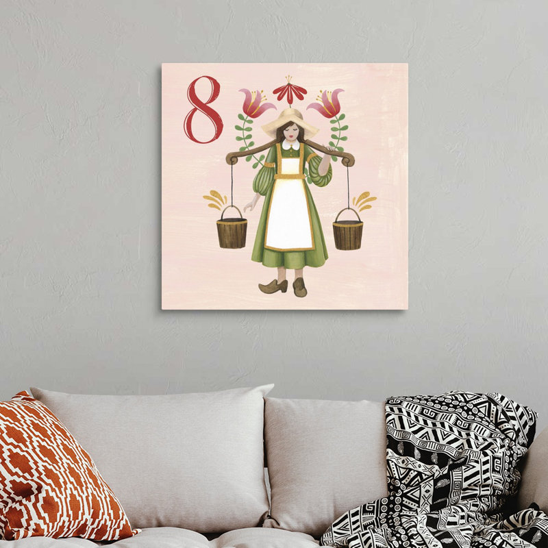 " Twelve Days VIII " by Grace Popp Painting Print, 30" H x 30" W x 1.25" D, Wrapped Canvas