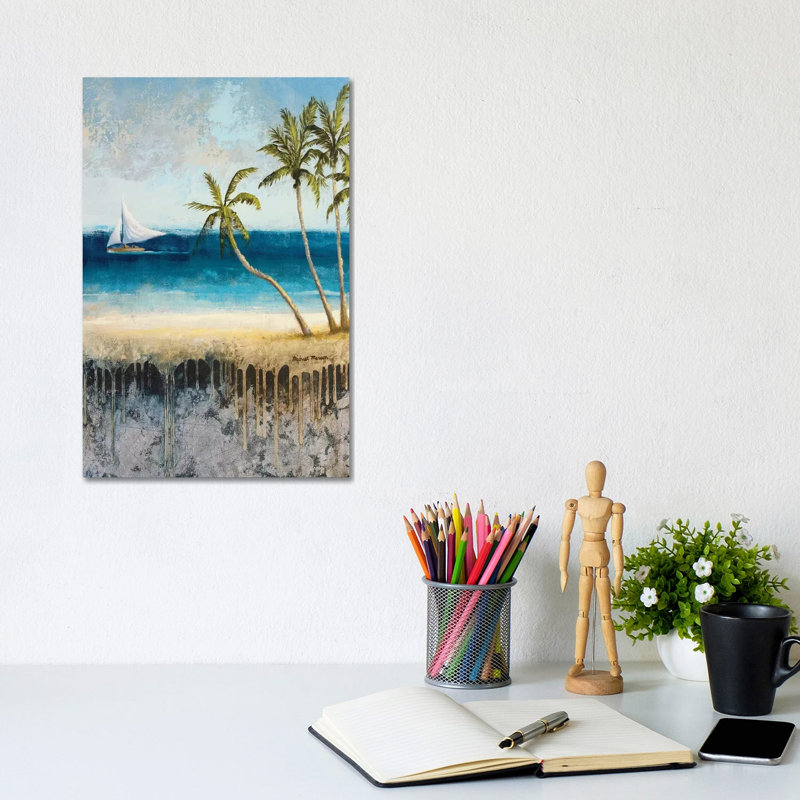 Atlantic Dream II by Michael Marcon - Wrapped Canvas Painting, 20.32 cm H x 30.48 cm W
