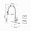 Robinet de cuisine avec douchette extractible