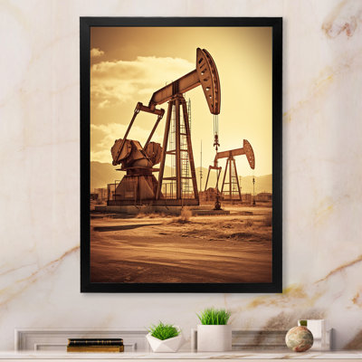 Foreuse à pétrole rétro Horizon