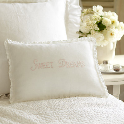 Sweet Dreams Linen Down Lumbar Pillow