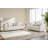 Capri Modern Curved Upholstered Loveseat
