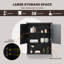 Armoire de salle de bain à double porte et armoire réglable Latitude Run®-1773456247