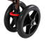 Chariot pliable avec siège et roulettes, déambulateurs pour personnes âgées, avec coussin épais et confortable