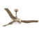 64" Perseus 3 - Blade Outdoor Standard Ceiling Fan with Pull Chain and Light Kit Included