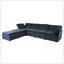 Canapé-lit modulaire polyvalent 6 pièces avec rangement, coussins décoratifs élégants à double couche, conception confortable et durable, parfait pour tout espace de vie-70298838