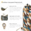 Jacquard Double Hammock - Geometric Jumble