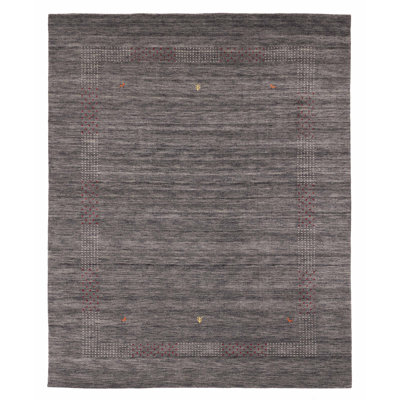 Kashkuli Gabbeh Grey Rug 7'11" x 9'10"