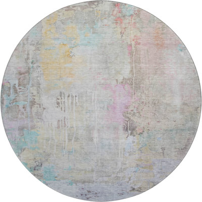 Premium Machine Washable Kelton AMF1233 Abstract Rug