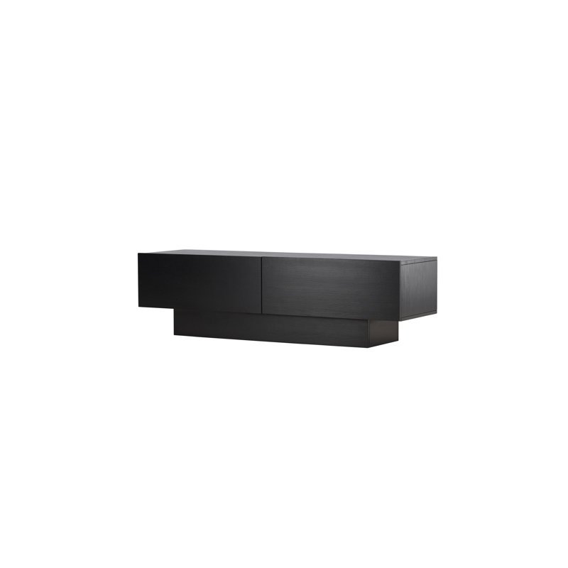 Brechta Unfinished TV Stand for TVs up to 65", Black