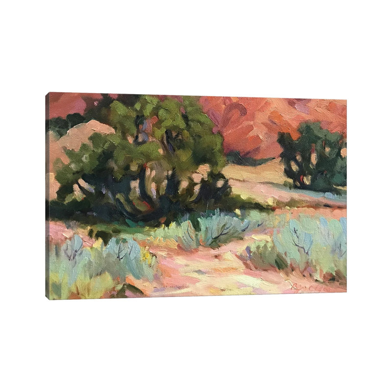 Mesa At Ghost Ranch 1 Piece Wall Art on Canvas, 66.04 cm H x 101.6 cm W x 3.175 cm D, Does Not Apply
