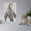 «Elegant Dove», impression d'oiseau minimaliste abstrait-129772416