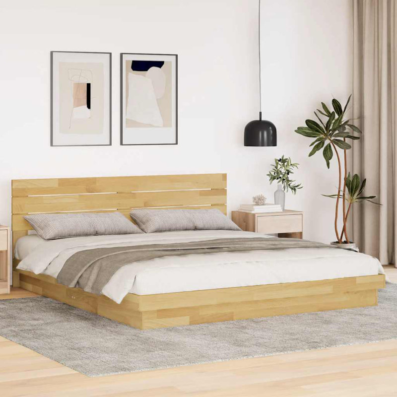 Solid Wood Bed, Super King (6')