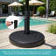 45 Lb. Concrete Free Standing Umbrella Base, Black