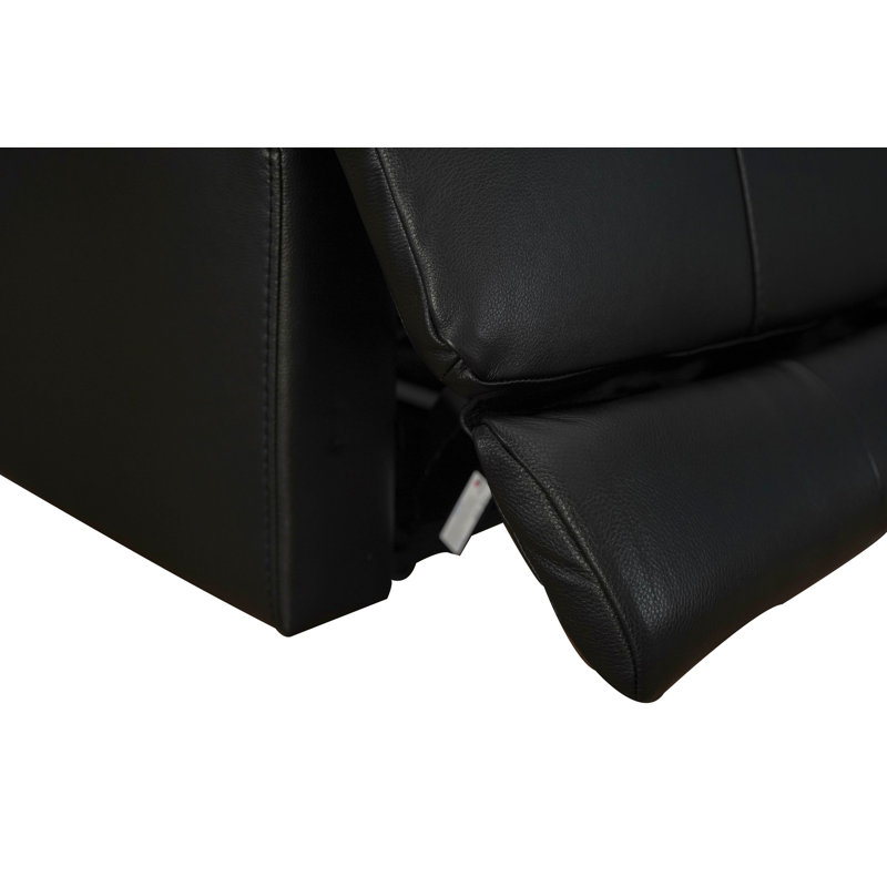 Fauteuil inclinable électrique standard en cuir véritable de 32 po de largeur