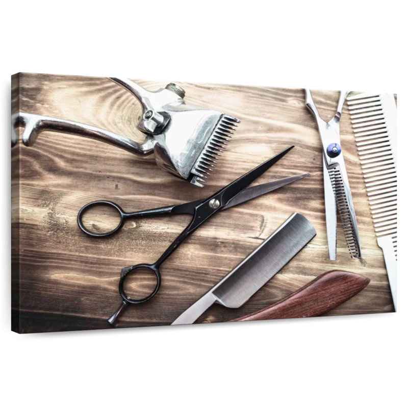 Shuttleworth Barber Accessories, 32" H x 48" W