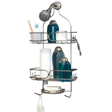 Emmie-Leigh Hanging Stainless Steel Shower Caddy Rebrilliant Finish: Oil Rubbed Bronze