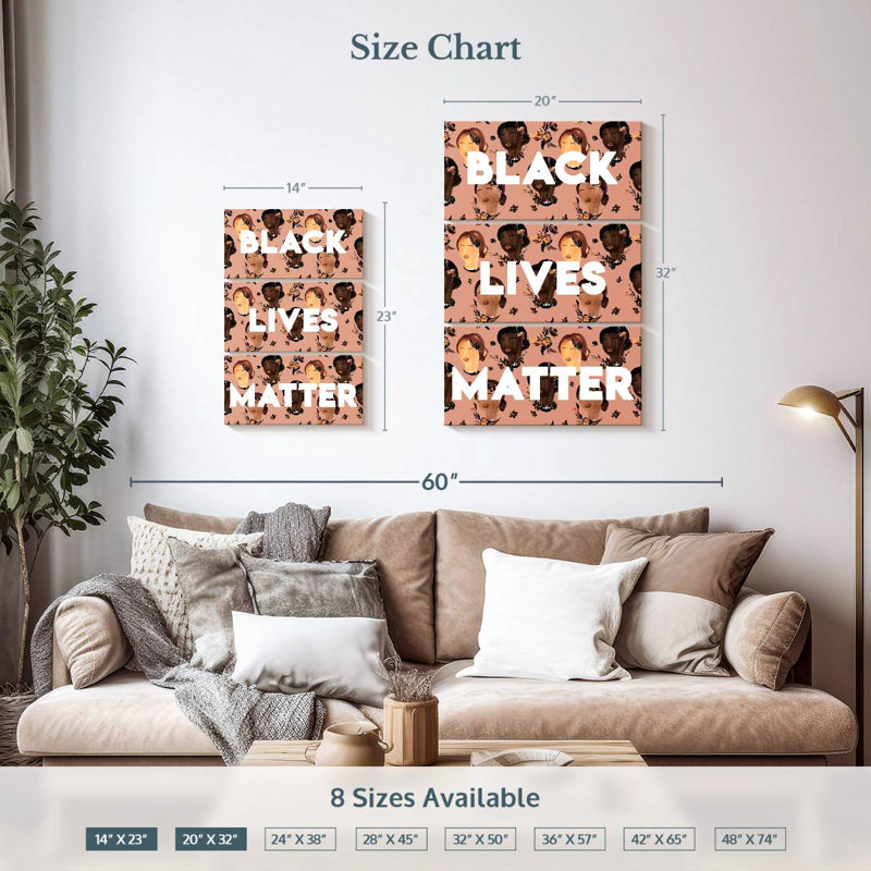 Affiche «Black Lives Matter» I, H 32 po x l 20 po