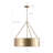 24" 5-light Distressed Metal Drum Chandelier-1942317984