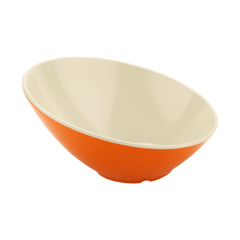 G.E.T. Melamine Serving Bowl, 5" H x 10" W x 10" D, Orange