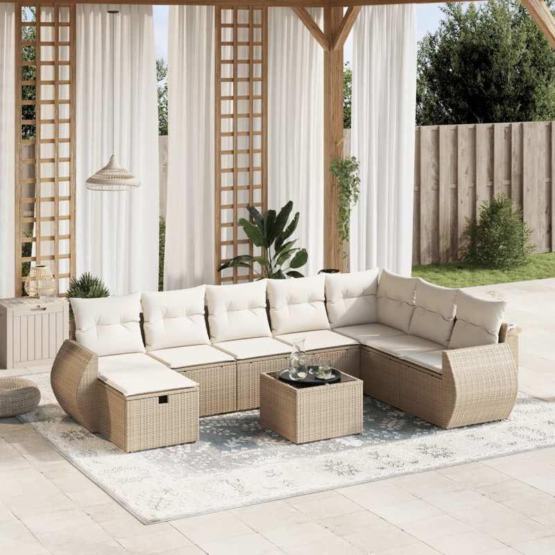 Ensemble de canapé de jardin Vidaxl