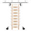 Échelle de roue amovible en bois 8 marches 8,92 pi Maple-25409870-25409868-25409872